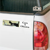 Katten 4 Obama bumpersticker (Op Truck)