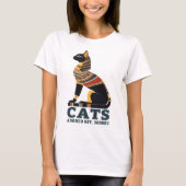 Katten - aanbeden sinds 3000BC T-shirt (Voorkant)