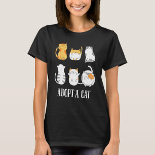 Katten Adoptie Gelukkig Pleegkind Kat Adoptie Redd T-shirt