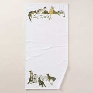 Katten, Alexandre Steinlen Badhanddoek