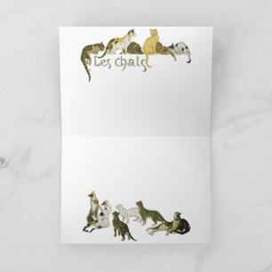 Katten, Alexandre Steinlen Cats, Alexandre Steinle Kaart