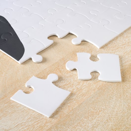 Katten als Warrior Samurai - Kies achtergrondkleur Legpuzzel (Zijkant)