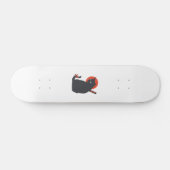 Katten als Warrior Samurai - Kies achtergrondkleur Skateboard (Horizontaal)