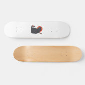 Katten als Warrior Samurai - Kies achtergrondkleur Skateboard (Horizontaal)