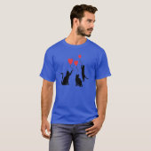 Katten & ballonnen t-shirt (Voorkant volledig)