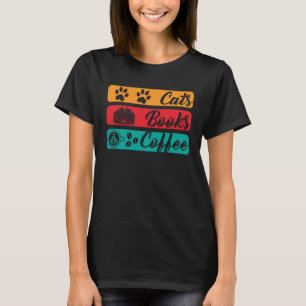 Katten Boeken en koffie Katten Boeken en koffie T-shirt