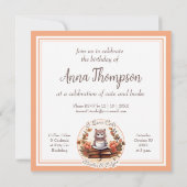 Katten Boeken en Koffieboek Club Lezen Kaart (Achterkant)