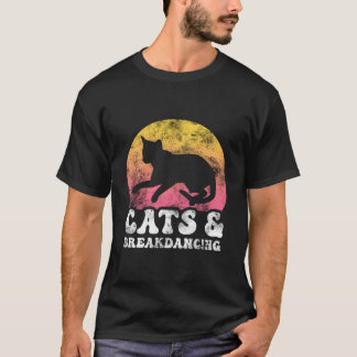 Katten Breakdancing Hobby T-shirt
