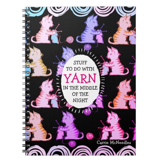 Katten breinnaalden breitter-kraften idee notebook notitieboek (Voorkant)