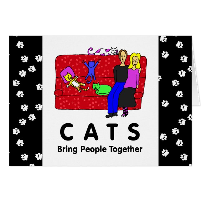 Katten brengen mensen samen (Voorkant Horizontaal)