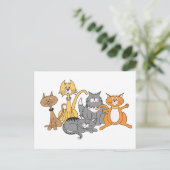 Katten! Briefkaart (Staand voorkant)