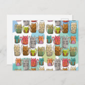 Katten! Briefkaart (Voorkant / Achterkant)