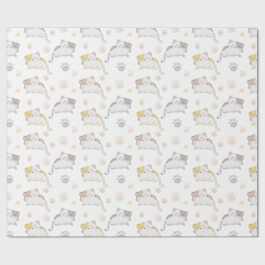 Katten Cadeaupapier (Vlak)