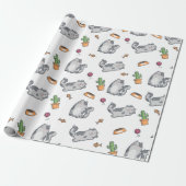 Katten Cadeaupapier (Uitgerold)