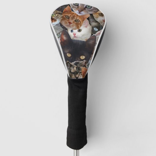 Katten Collage Golfheadcover (Voorkant)