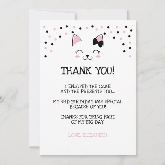 Katten Dank Je Kaarten (Voorkant)