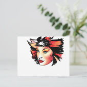 Katten de Musical, Bombalurina Briefkaart (Staand voorkant)