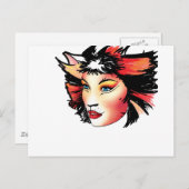 Katten de Musical, Bombalurina Briefkaart (Voorkant / Achterkant)