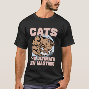Katten De Ultieme Zen Meesters Kat Vader T-shirt