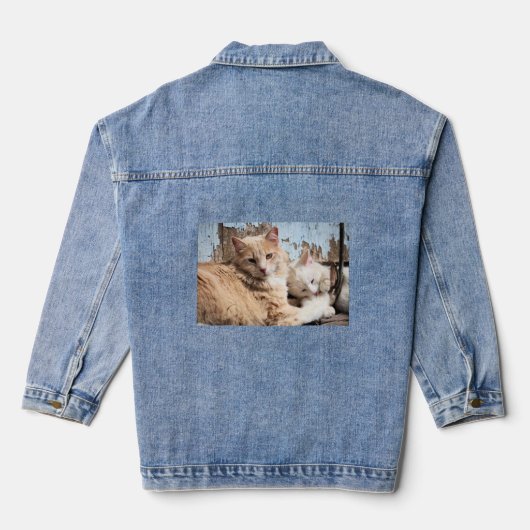 Katten Denim Jacket (Achterkant)