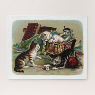 Katten die Cute  Afbeelding afspelen Legpuzzel