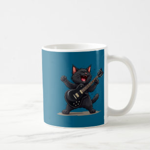 Katten die gitaar spelen Rock And Roll Rockster Gr Koffiemok