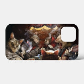 Katten die poker spelen Case-Mate iPhone case (Achterkant (horizontaal))