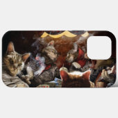 Katten die poker spelen Case-Mate iPhone case (Achterkant (horizontaal))