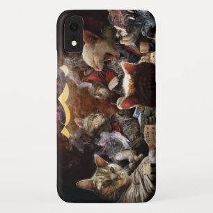 Katten die poker spelen iPhone XR hoesje