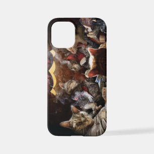 Katten die poker spelen iPhone 12 mini hoesje