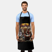 Katten die poker spelen schort (Gedragen)