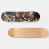Katten die poker spelen skateboard (Horizontaal)