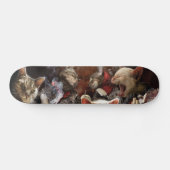 Katten die poker spelen skateboard (Horizontaal)