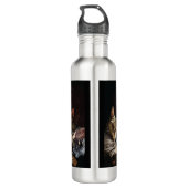 Katten die poker spelen waterfles  (Achterkant)