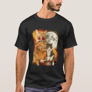Katten die sigaret roken Grappige kat meme kat lie T-shirt