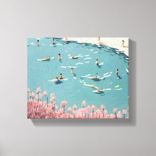 Katten, dieren, dieren, huisdieren, schattig, lief canvas afdruk
