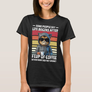 Katten Dinken Koffie Ochtend Mensen Katten  3 T-shirt