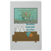 Katten Doing Stuff 12 maanden Kalender (Hoes)