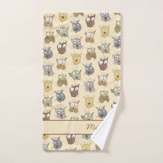 Katten Doodle Bad Handdoek (Handdoek)