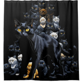 Katten Douchegordijn