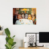 Katten Drink Poster (Thuiskantoor)