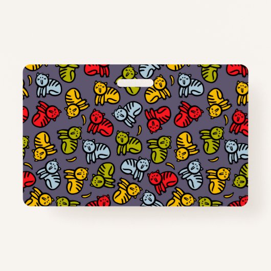 Katten en bananen badge (Voorkant)