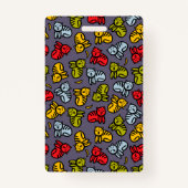 Katten en bananen badge (Achterkant)