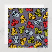 Katten en bananen kaart (Voorkant / Achterkant)