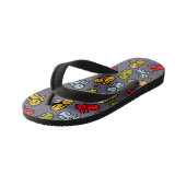 Katten en bananen kinder teenslippers (Schuin)