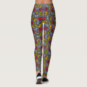 Katten en bananen leggings (Achterkant)