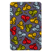 Katten en bananen magneet (Verticaal)