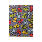 Katten en bananen notitieblok (Gedraaid)