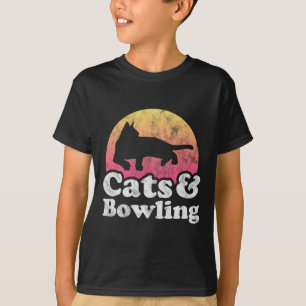 Katten en bowling Mannen of vrouwen kat en bowling T-shirt