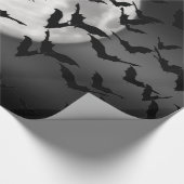 Katten en een volle maan cadeaupapier (Hoek)